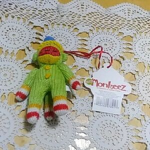 Monkeez Stuffed Animal -  Monkey ornament